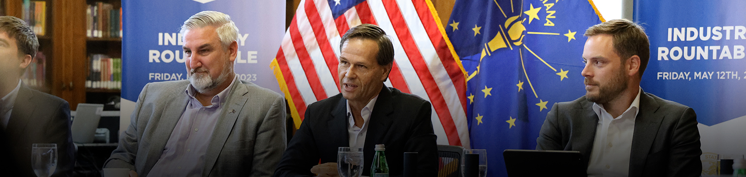 Indiana Hosts Industry Roundtable in Collaboration with World Economic Forum, Underscores State’s Global Economy and Influence