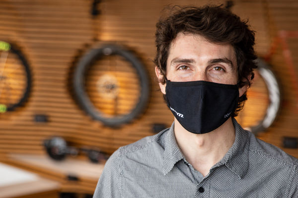 Photo of David with mask on