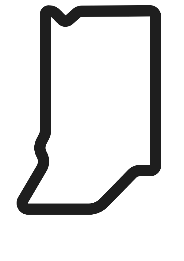 Indiana Outline Indiana Outline